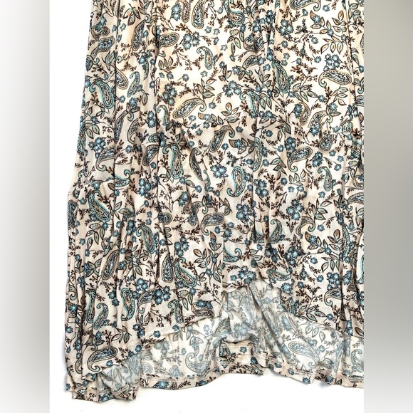 Maurices Women's Mirablis Cream Floral Maxi Dress Flutter Sleeves Size M NWT - Picture 6 of 15